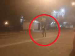 Дикие танцы на середине дороги сняли на видео в Воронеже 