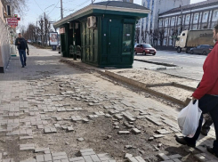 Погрустневший после зимы воронежский тротуар сравнили с игрой в тетрис