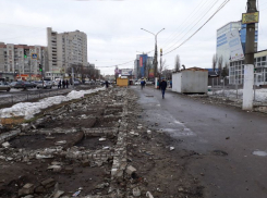 В Воронеже снесли мини-рынок на улице Димитрова