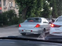 Петербуржец дал мастер-класс по объезду пробки в Воронеже