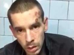 Опубликовано видео допроса бомжа, ранившего в Воронеже полицейских 