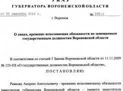 Алексей Гордеев переназначил своих подчиненных в областном правительстве