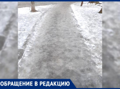 Скользкая история: пешеходов предупредили о зимней опасности в Воронеже 