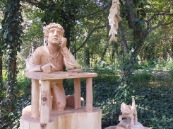 Укротитель бензопилы из Воронежа показал уникальное филигранное искусство