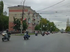 Скопление байкеров заметили в Воронеже