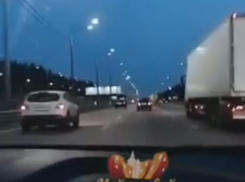 Лихач похвастался неадекватной ездой от первого лица в Воронеже