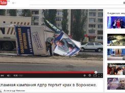 В Воронеже сильнее Жириновского - только ветер 