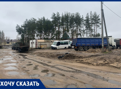 Изуродованная грузовиками остановка испытывает маршрутчиков и пассажиров на прочность в Воронеже