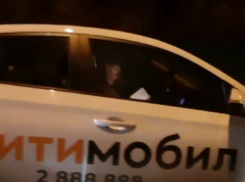 Блондинку с книгой за рулем такси показали на видео в Воронеже