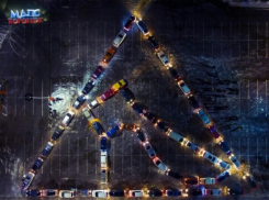 Гигантской туфелькой из машин поздравили женщин в Воронеже