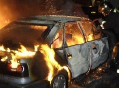 В Воронежской области сгорела очередная иномарка