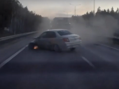 Момент страшного ДТП на воронежской трассе попал на видео 