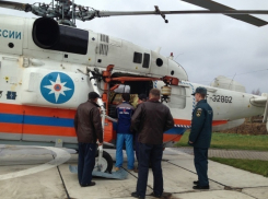 Вертолет МЧС доставил тяжелобольного мужчину из Москвы в Воронеж