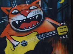 Граффити в стиле Васи Ложкина нашли в Воронеже