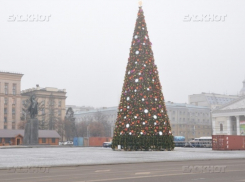 Елка на площади Ленина в Воронеже 2015 - открытие