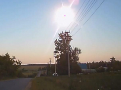 Падение и взрыв метеорита сняли на видео в Воронеже