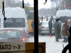 В Воронеже из-за аварии вся Плехановская стояла в пробке