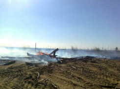 В Воронежской области сгорело 2,5 тонны сена по вине детей