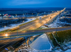 Трассу, которую открыл Путин в Воронежской области, показали с воздуха