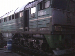 В Воронеже загорелся тепловоз на железной дороге