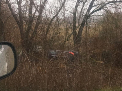 Легковушка улетела в кювет под Воронежем - опубликованы фото