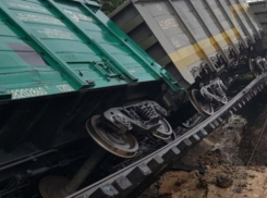 Грузовой поезд сошел с рельсов в Воронежской области