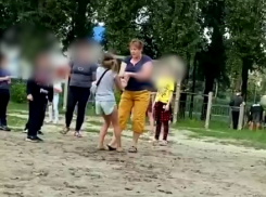 Скандал с трепкой ребенка за руки попал на видео в Воронеже 