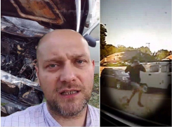 Поджигатель авто члена Общественной палаты Воронежа попал на видео