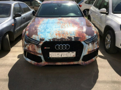 Audi с ржавой аэрографией заметили на воронежских улицах