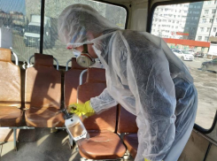 Как дезинфицируют маршрутки против коронавируса, показали в Воронеже