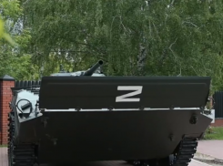 Боевую машину пехоты установили под Воронежем