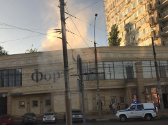 О пожаре в центре Воронежа сообщают очевидцы
