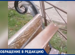 В ловушку, сотканную из наплевательства, попал ребенок, присев на воронежскую лавочку