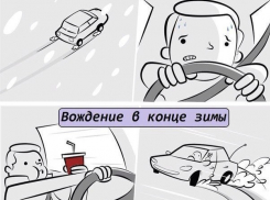 Воронежцам показали разницу в вождении в первый снег и в конце зимы