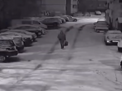 Похождения ночного «героя» попали на видео в Воронеже