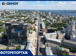 Пролетая над реновацией проспекта: как выглядит преображение главной воронежской улицы с высоты в сотни метров 