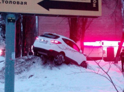 Авария с участием угнанного автомобиля в Воронеже попала на видео