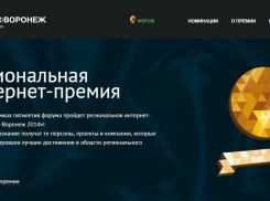 Сайт «Блокнот Воронеж» номинирован на Интернет-премию «РИФ-Воронеж 2014»