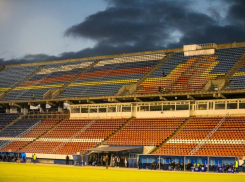 Футбольного болельщика арестовали прямо на поле во время матча воронежского «Факела» с «Рубином»