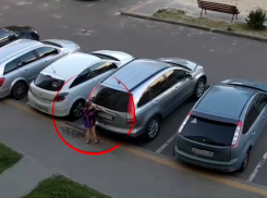 Малолетнее издевательство над иномаркой сняли в Воронеже