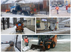 Мэрия Воронежа похвалилась своими комбинатами в рамках борьбы со снегом 