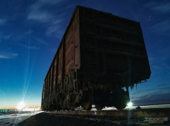 Покрывшийся солью погост поездов показал таинственный сталкер из Воронежа