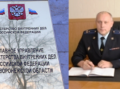 Начальником СУ МВД по Воронежской области станет полковник юстиции из Московской области