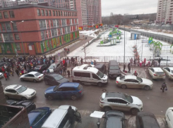 Родительский коллапс у воронежской школы показали на фото 