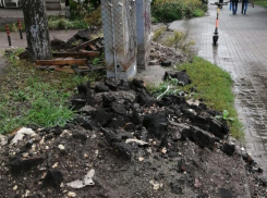 О неприглядных последствиях раскопок на Московском проспекте рассказали воронежцы