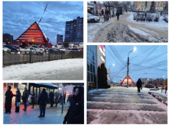 Оставь надежду всяк сюда скользящий: большая прогулка по Воронежу в поисках островка безо льда 