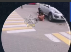 Жесткая драка на дороге попала на видео в Воронеже
