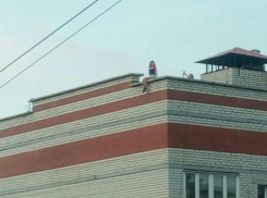 Девушка села на край семнадцатиэтажки ради красивого фото в Воронеже