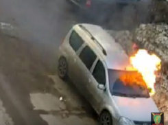 В Воронеже подожгли автомобиль автоактивиста Шамардина