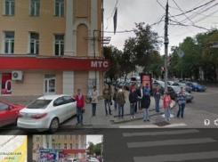 В центре Воронежа горел салон сотовой связи МТС